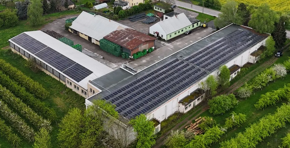 FVE  282 kW IMPRO středisko Zábrodí